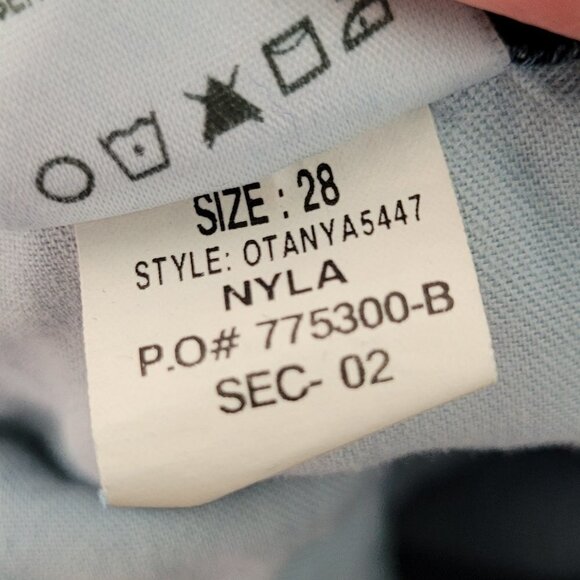 Joe's Jeans Slouched Slim Nyla Wash Straight Leg Jean 28 - Picture 10 of 10